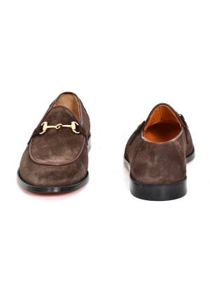 Hakiki Süet Deri Kösele Loafer Model Erkek Ayakkabı - 15