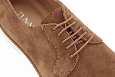 Hakiki Süet Deri EVA Taban Oxford Model Erkek Ayakkabı - 6