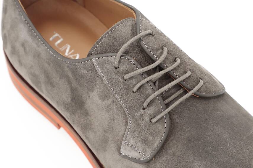 Hakiki Süet Deri EVA Taban Oxford Model Erkek Ayakkabı - 12