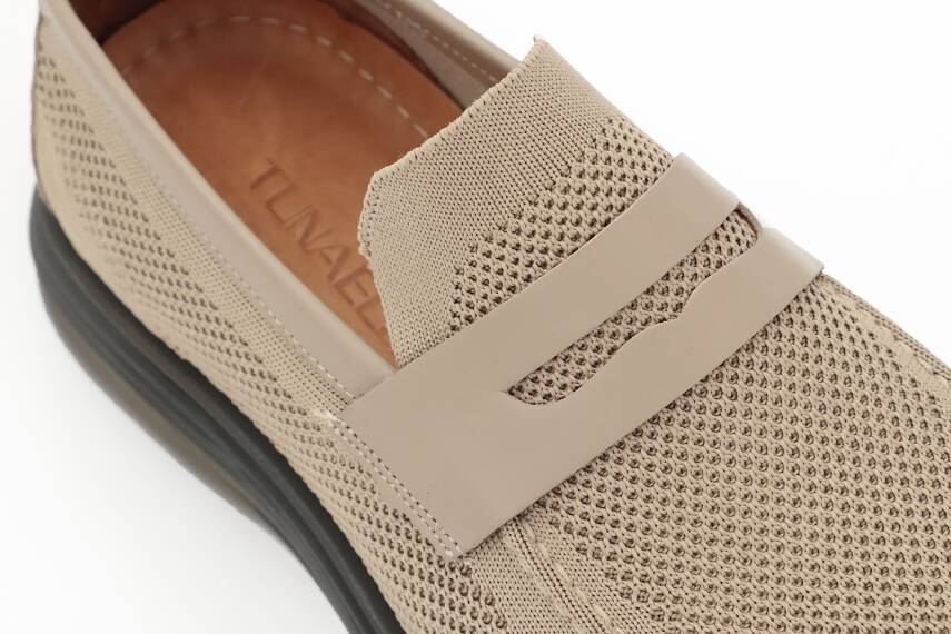 Triko Örme EVA/TPU Taban Loafer Model Erkek Ayakkabı - Tuna 3550 - 6