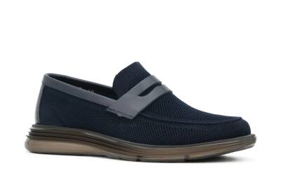 Triko Örme EVA/TPU Taban Loafer Model Erkek Ayakkabı - Tuna 3550 - 8