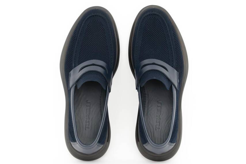 Triko Örme EVA/TPU Taban Loafer Model Erkek Ayakkabı - Tuna 3550 - 11