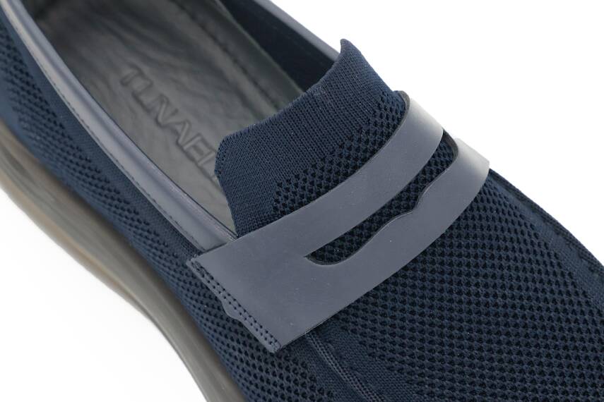 Triko Örme EVA/TPU Taban Loafer Model Erkek Ayakkabı - Tuna 3550 - 12