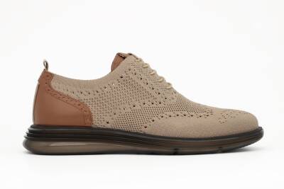 Triko Örme EVA/TPU Taban Oxford Model Erkek Ayakkabı - TUNA